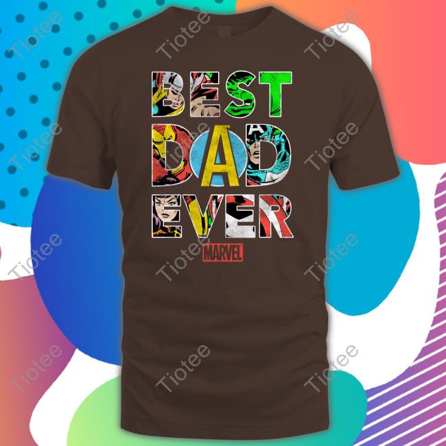 Marvel Best Dad Ever T Shirt