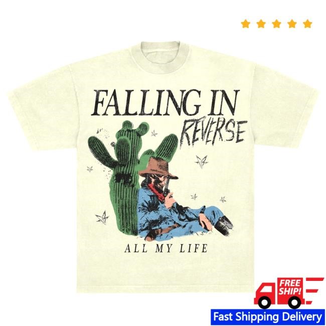 Official Falling In Reverse Merch Shop Cactus Shirt