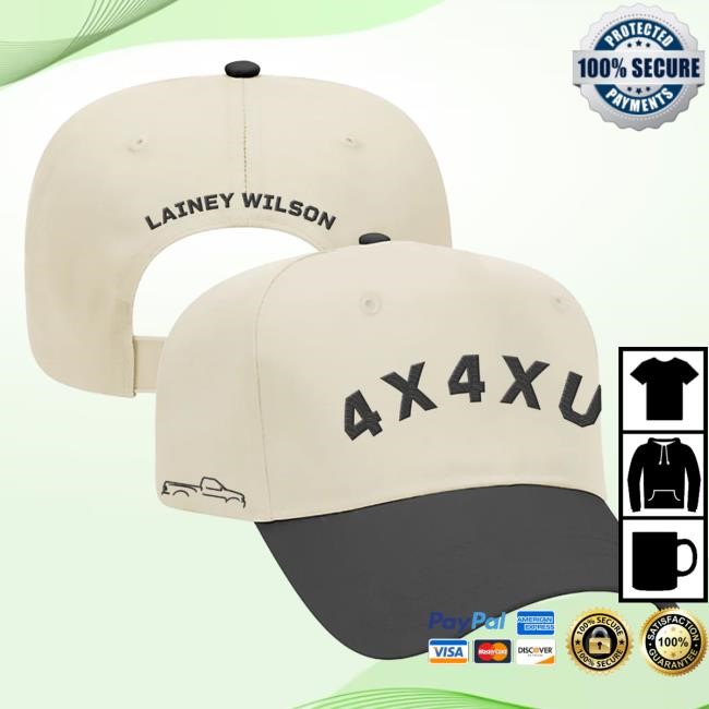 Lainey Wilson Black 4x4xU Hat
