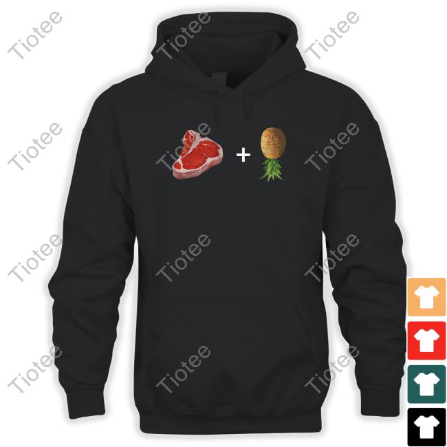 Carnivoremd Merch Meat + Pineapple Crewneck Sweatshirt Bunkerbranding