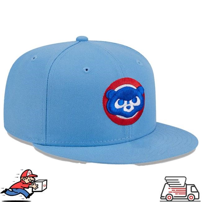 Chicago Cubs New Era Sky Blue 84 Logo 9FIFTY Snapback Hat | Buy Official Clark Street Sports