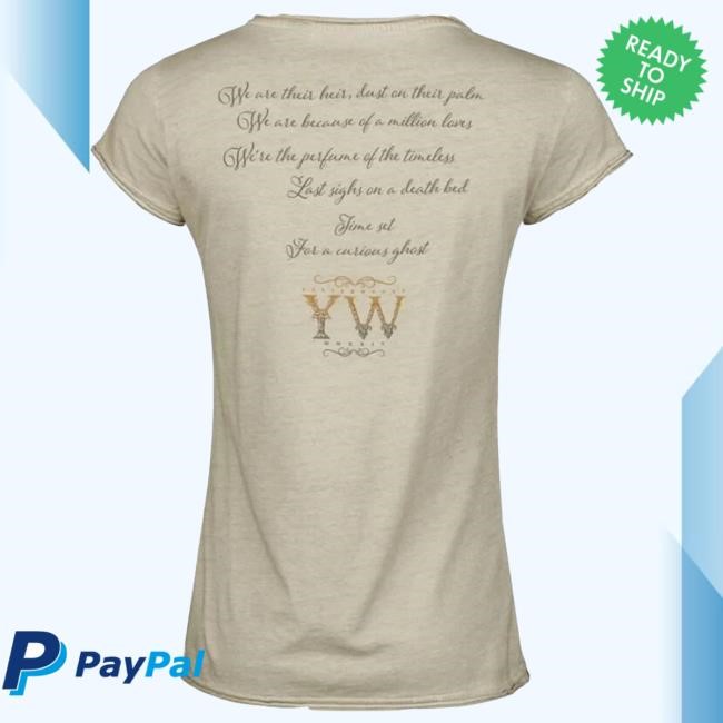 Official Backstage Rock Shop Nightwish Yesterwynde Writing, Women's Shirt