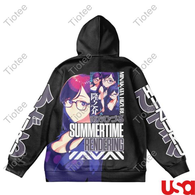 Official Anime Ape Clothing Minakata Hizuru Summer Time Rendering Streetwear Crew neck Sweatshirt Animeape