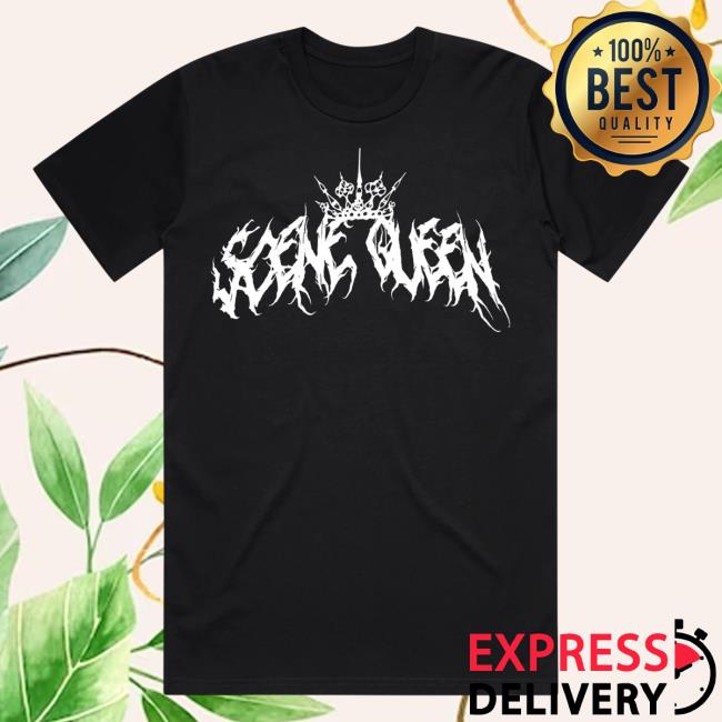 Official Scene Queen Merch Black And White Logo Sweatshirt