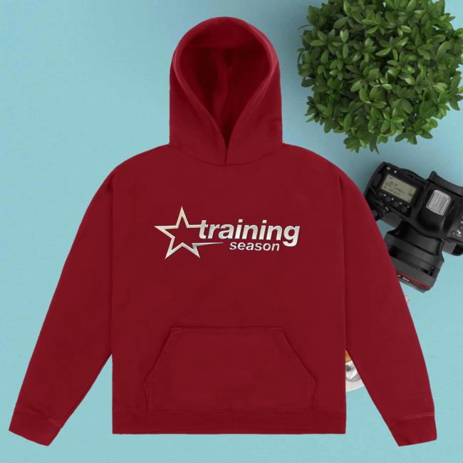 Training Season Red Pullover Hoodie