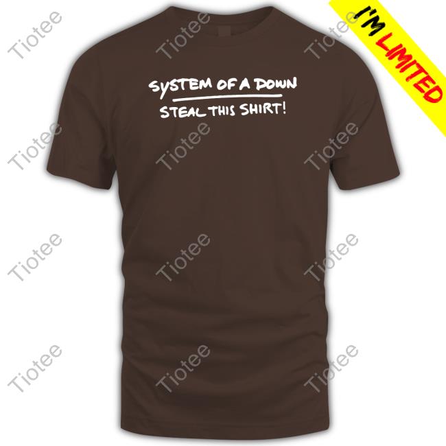System Of A Down Steal This Shirt Hooded Sweatshirt