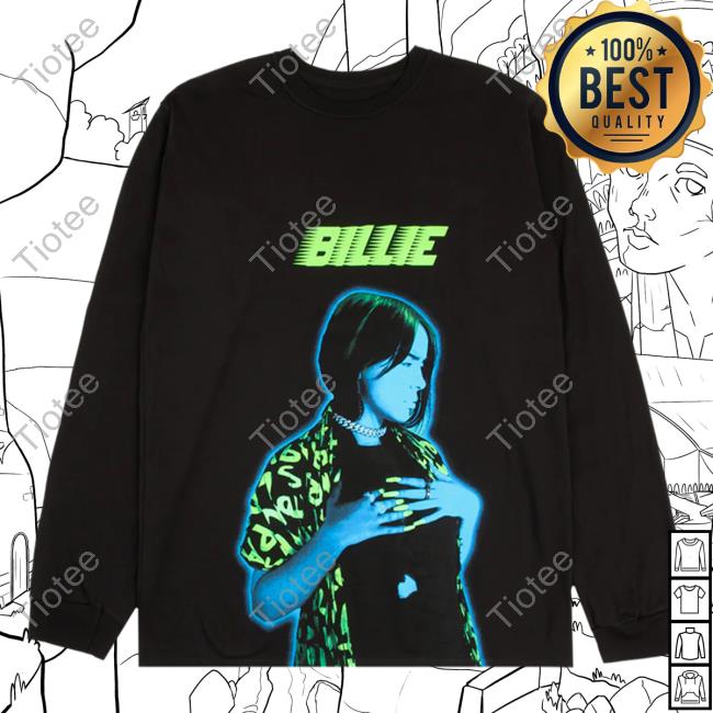 Official Billie Eilish Clothing Shop Store Neon Photo Hoodies Billieeilish Merch