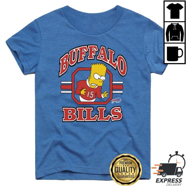 Official Buffalo Bills Homage x The Simpsons Unisex T Shirt - Royal