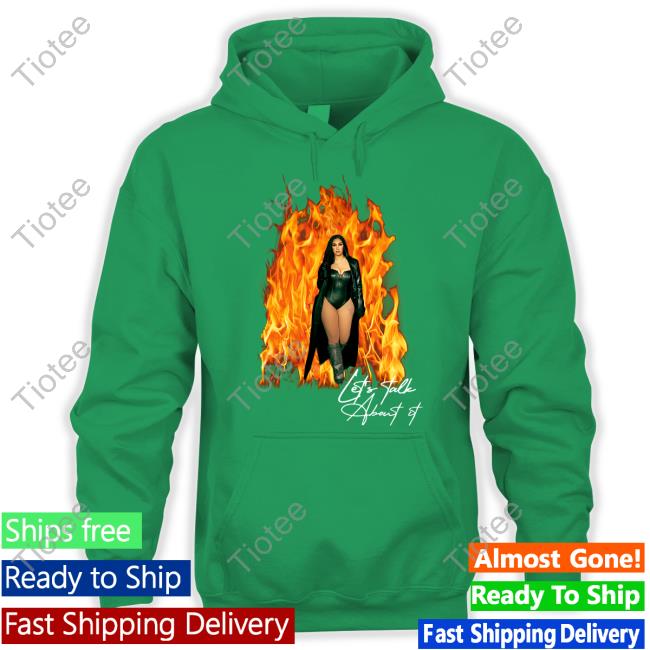 Queen Naija Store Queen Naija Let's Talk About It Flame Shirts