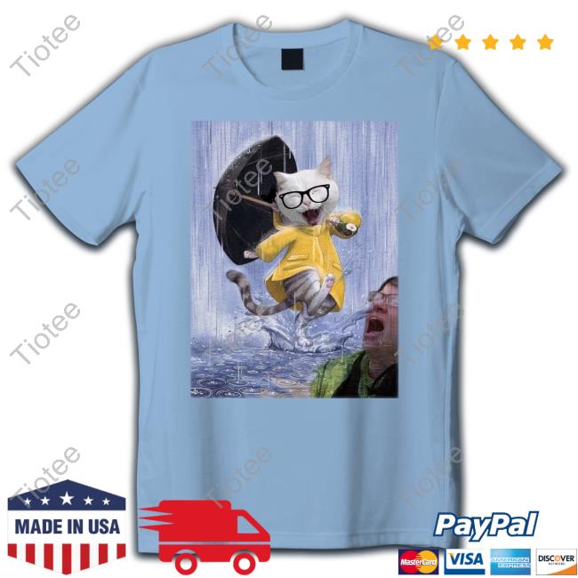Catturd In The Rain Tee Shirt