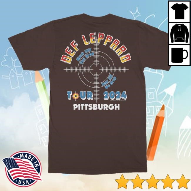 Pittsburgh, PA 2024 Tour Tee - Def Leppard Official Store