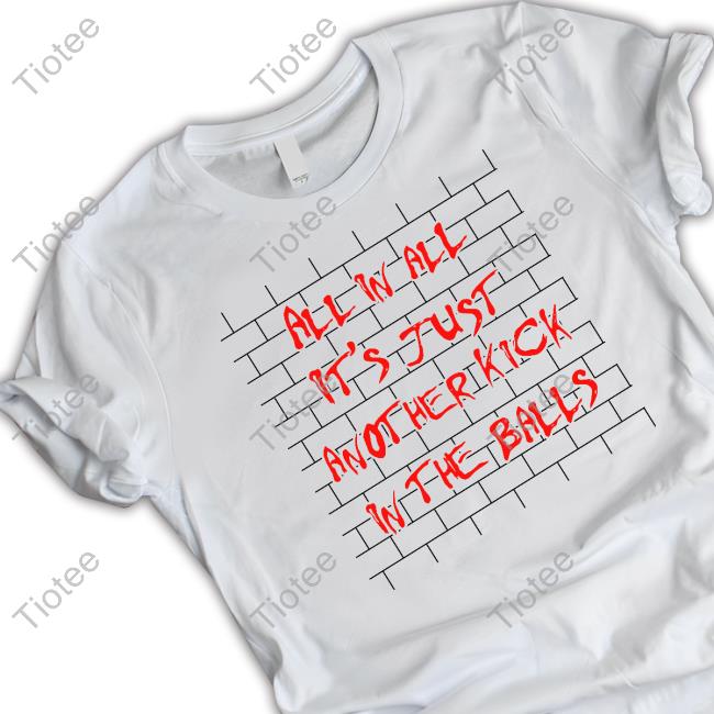 Shirts That Go Hard All In All It's Just Another Kick In The Balls Tee Shirt Thegoodshirts
