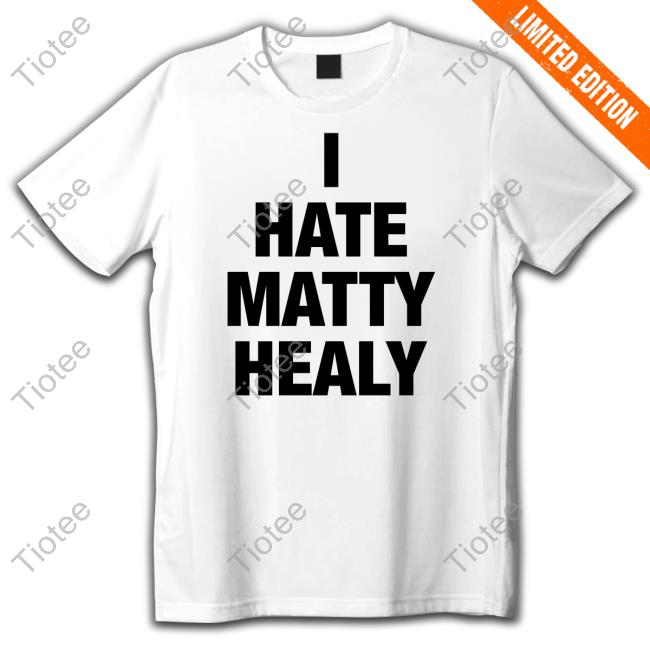 Emmyhartman Wearing I Hate Matty Healy Long Sleeve Tee Shirt