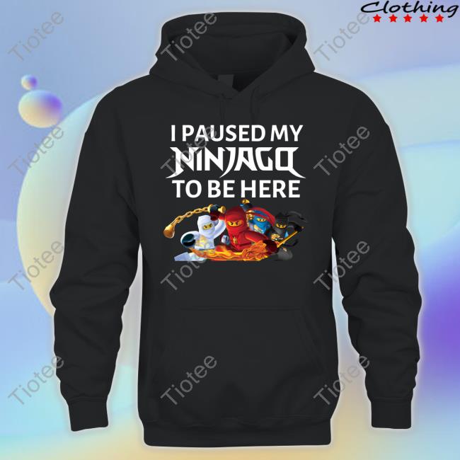 I Paused My Ninjago To Be Here Tee Shirt
