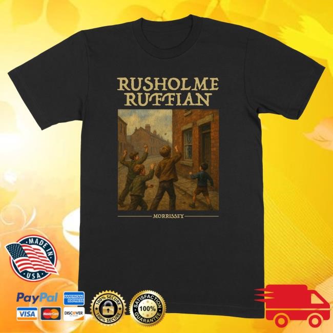 Mporium Rusholme Ruffian Shirts Black Official Morrissey Merch Store Shop