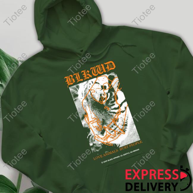 Kevin Blackwood Love Animals Hurt People Tee Shirts Stiffblade Merch