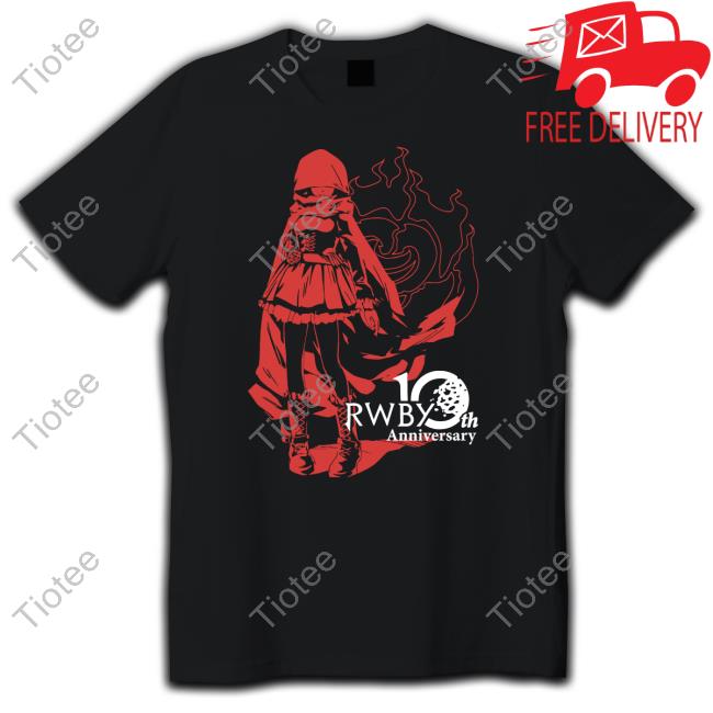 Rwby 10Th Anniversary Hooded Sweatshirt