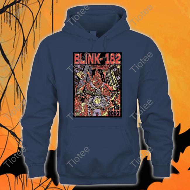 Official Blink-182 May 9 2023 Detroit Event Poster By Cody Carpenter Shirt