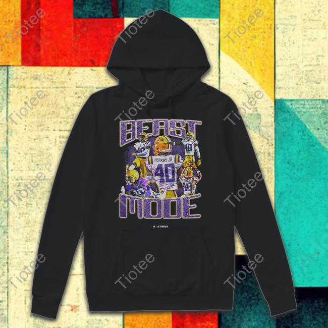 Mr No Aka 504 Perkins Jr Beast Mode Long Sleeve Tee Shirt Nila Threads