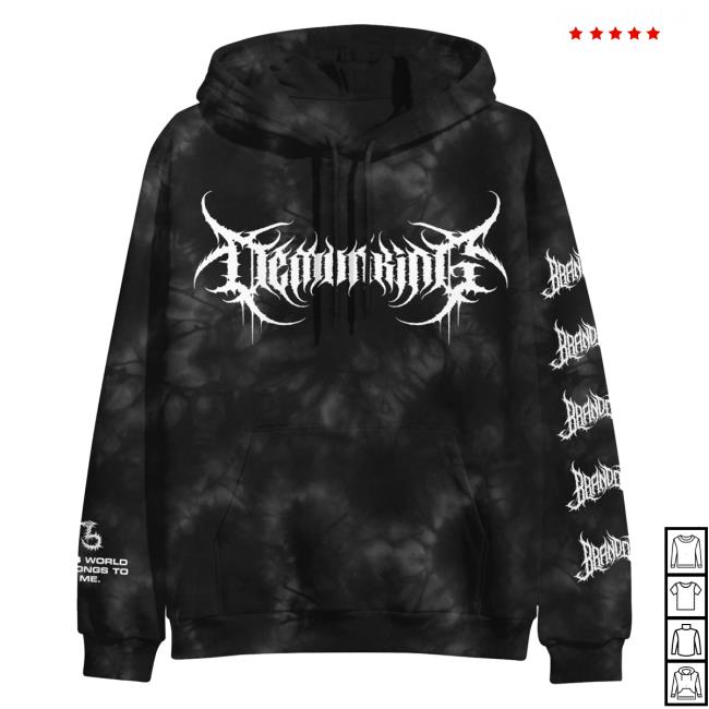 Official Brand Of Sacrifice Merch Demon King Black Cloud Dye Sweaters