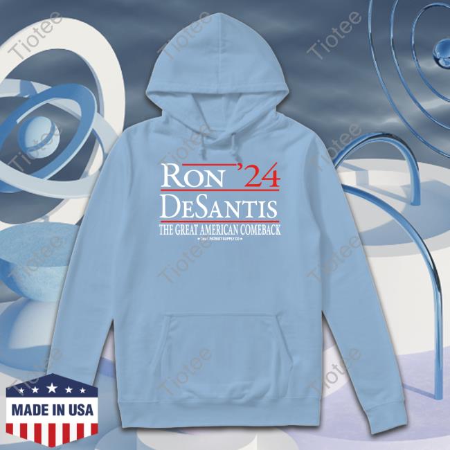 Official Ron Desantis 2024 The Great American Comeback Tee Shirt