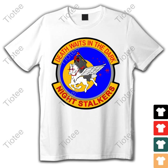 Night Stalkers Death Waits In The Dark Tee