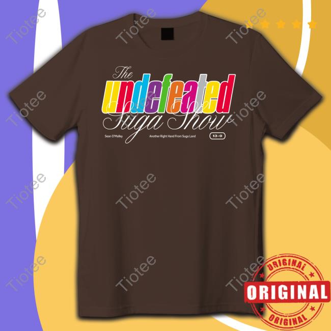 The Undefeated Suga Show Sean O'malley Long Sleeve T Shirt