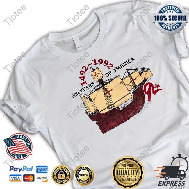 500 Years Of America 1492-1992 Hoodie