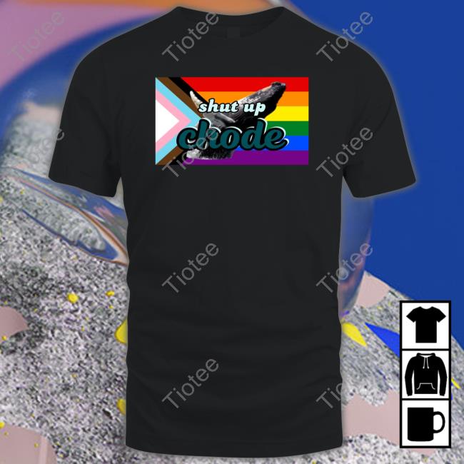 Whalefact Merch Shut Up Chode Pride Hoodie