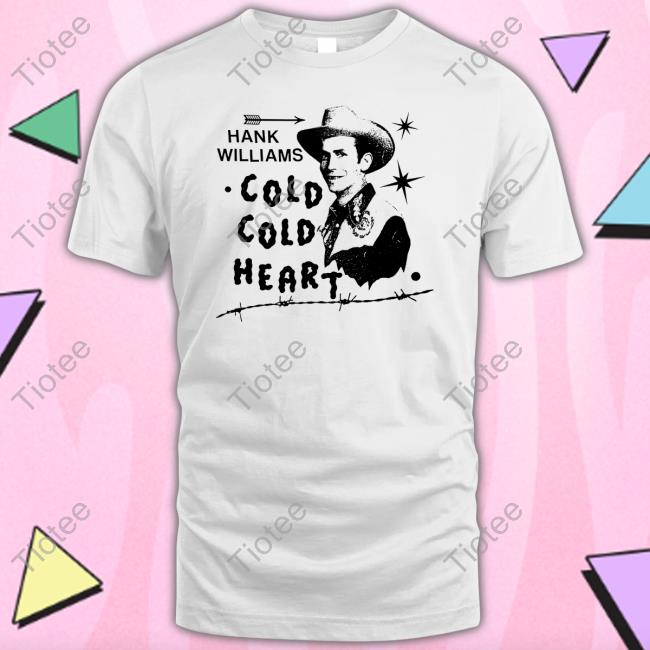 Official Hank Williams Cold Cold Heart Hoodie