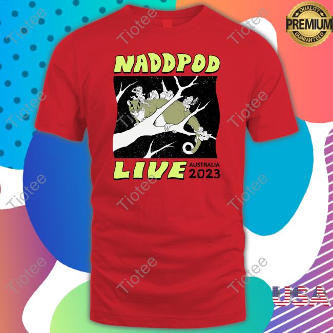 Official Naddpod Live Australia 2023 TShirts Not Another D&D Podcast
