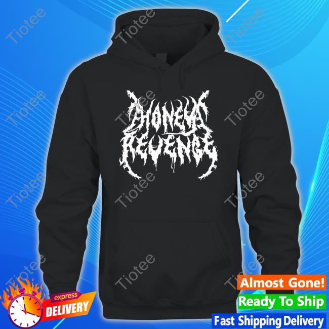 Official Honey Revenge Merch Death Metal Logo Black Tee