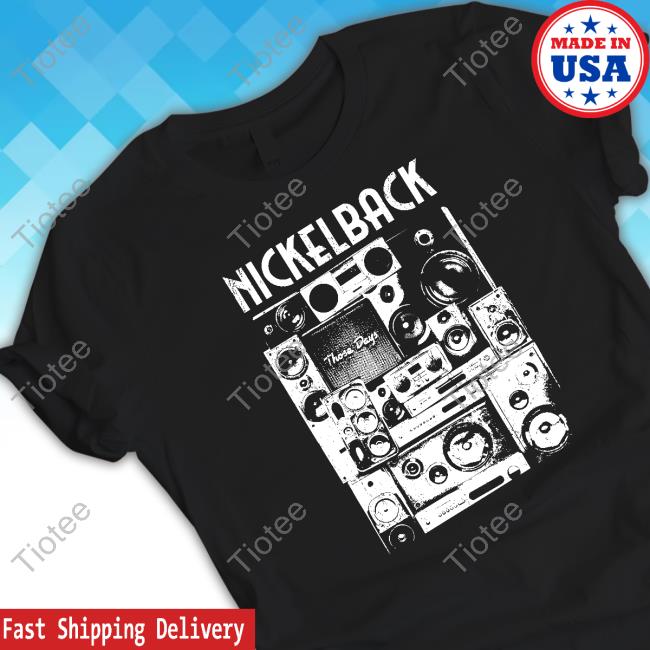 Nickelback Store Those Day Speaker Wall Tee Shirt