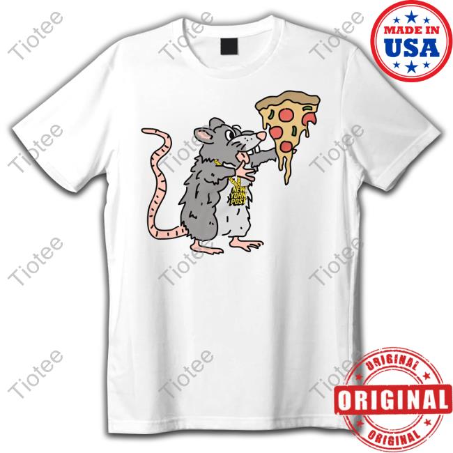 New York Post Pizza Rat T Shirt