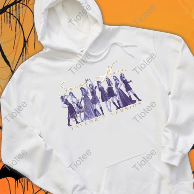 Official Taylor Swift Store Speak Now Taylor's Version Eras Beige Hoodie