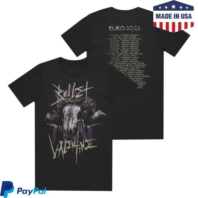 Ram Skull Black Tour T-Shirt