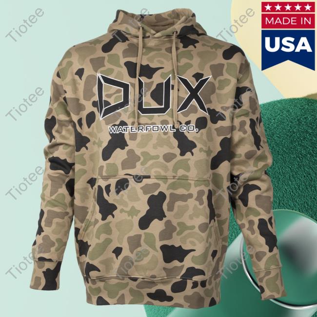 Official Dux Waterfowl Co Dux Hd Thermal Old School Camo Tie Dye AOP Crewneck 3D All Over Print Duxwaterfowl