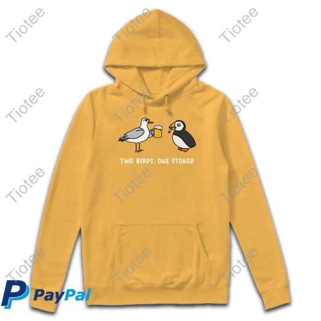 Alleverythingdolphin Merch Two Birds One Stoned Hoodie