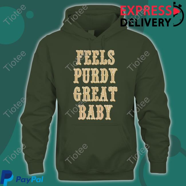 Brock Purdy Crystalscuor Feels Purdy Great Baby Long Sleeve T Shirt