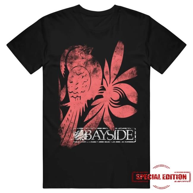 Official Bayside Band Shudder Bird - Black Hot Shirt
