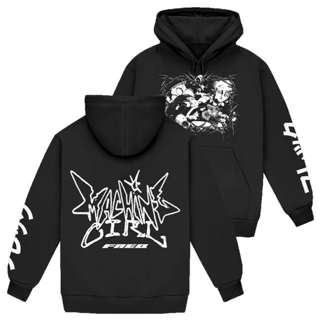 Official Machine Girl Merch Shop Machine Girl Super Freq Pull Over Hoodie MachineGirl