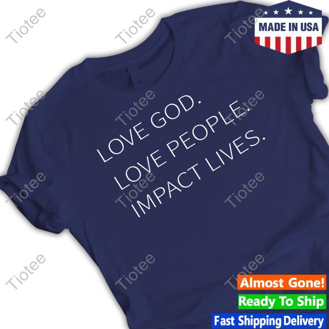 Official Love God Love People Impact Long Sleeve Tee