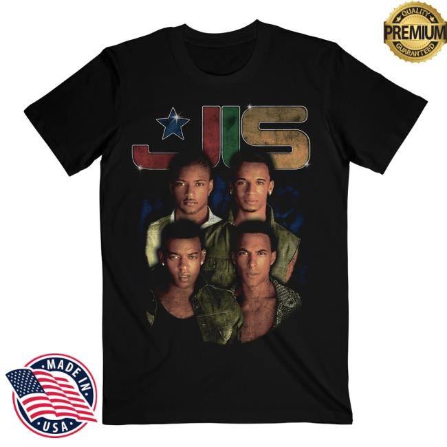 Retro Colour Logo Black Tee – JLS Merch