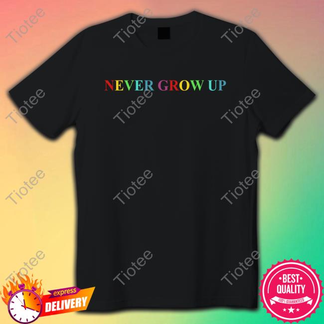 Benitez Store Never Grow Up Shirt Baylen Levine Merch Long Sleeve Tee Shirt