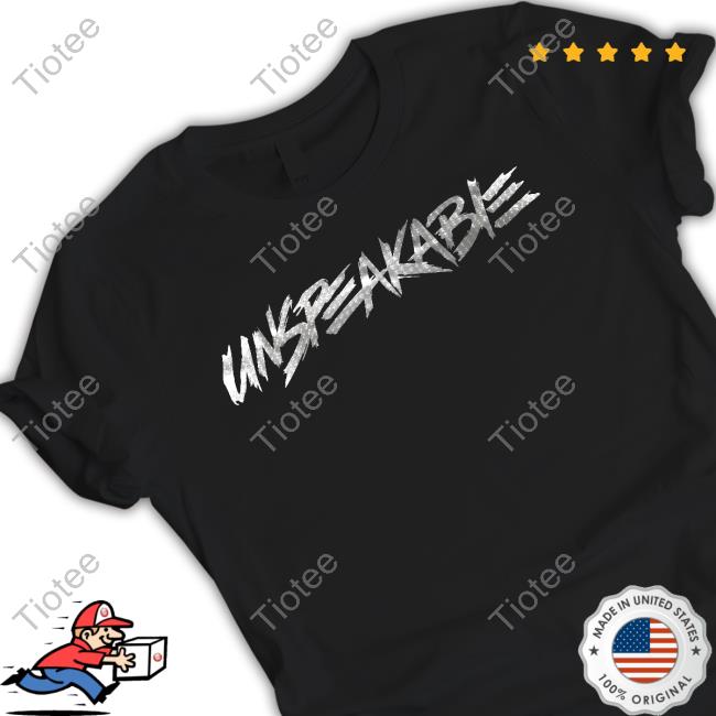 Official Unspeakable Black Diamond Plate Hoodie
