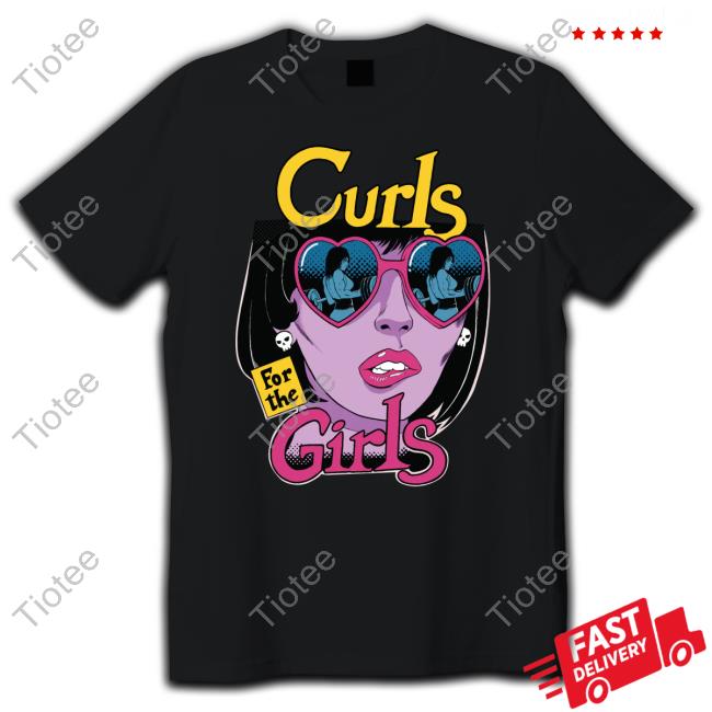 Raskolapparel Merch Curls For The Girls Black Long Sleeve Shirt