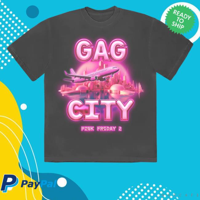 Official Nicki Minaj Merch Gag City Tee Shirt