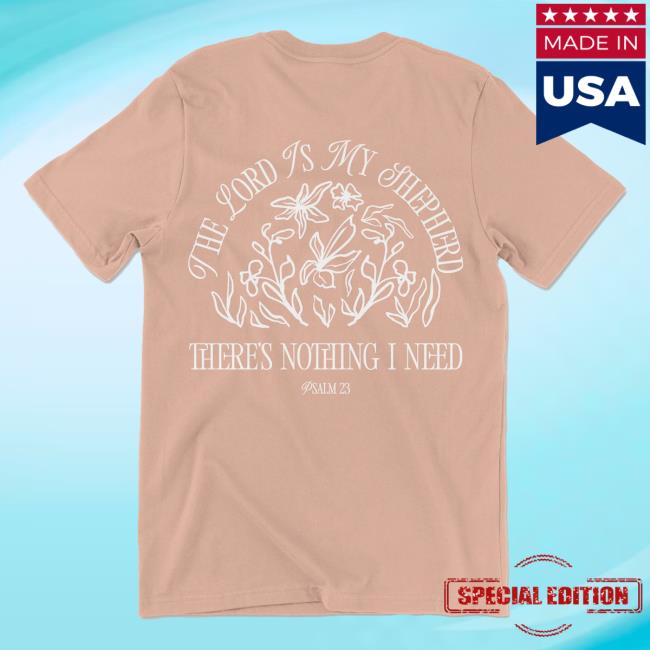 Official Phil Wickham Merch Store Shop Psalm 23 T-Shirt - Peach PhilWickham