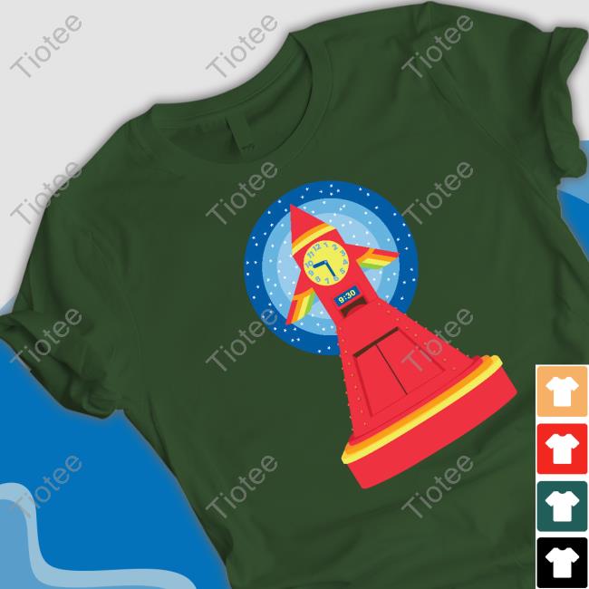 Rocket Clock Adult New Shirt