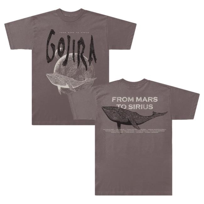 Official Gojira Merch FMTS Tracklist Top Shirt